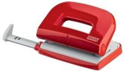 Novus Locher E 210, bis 10 Blatt rot/grau, im Blister