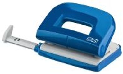 Novus Locher E 210, bis 10 Blatt blau/grau, im Blister