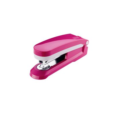 Novus Heftgerät E 25 fresh, bis 25 Blatt fresh pink/grau, Oberlademechanik
