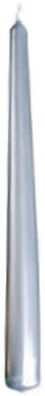 Wiedemann 204049027 Spitzkerzen - Ø25 mm, Höhe 250 mm, silber