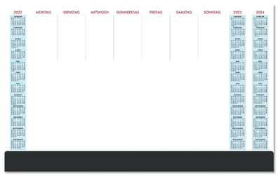 Zettler 609927 Papier-Schreibunterlage 108 36 Blatt weiß Stärke 4 mm 60 x 37 cm