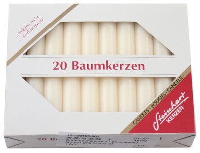 Wiedemann 580801.073 Christbaumkerze - bisquit, 20 Stück