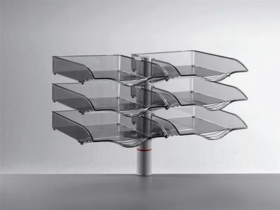 Novus Schalenset CopySwinger Duo III lichtgrau 2x3 Ablageschalen, winge1