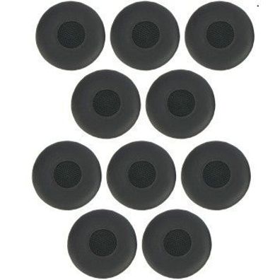 JABRA E02260 Lederohrkissen für Evolve 20-65 - schwarz, Leder, 10 Stück