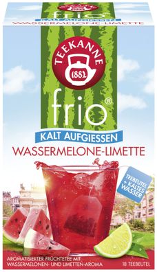 Teekanne 7772 frio® - Wassermelone-Limette - 18 Beutel