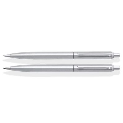 Sheaffer Druckbleistift/Kugels. Sentinel Set Schaft Chrom gebürstet