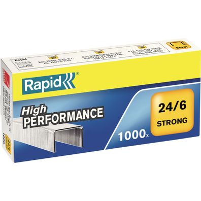 Rapid Heftklammern 24/6mm Strong verzinkt 1000 Stück