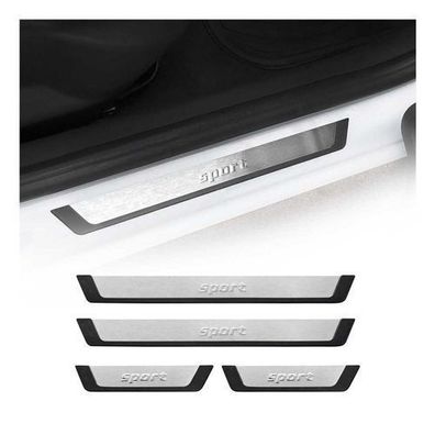 Einstiegsleisten Sport für Hyundai ix20 ix35 2009-2025 Chrom Gebürstet 4x
