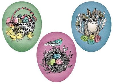 Nestler 19215.06 Füllei Ostern - Ø 15 cm, bunt sortiert matt