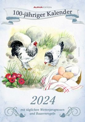 AlphaEdition 103481 Bildkalender 100jähriger Kalender - 23,7 x 34 cm