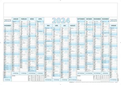 Zettler 602418 Wandkalender 915 - 14 Monate / 1 Seite, 100 x 70 cm