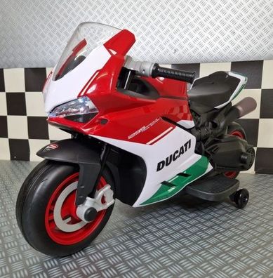 Elektrisches Kindermotorrad Ducati Panigale - Rennmotorrad Elektromotorrad