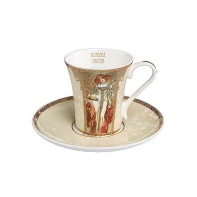 Goebel Artis Orbis Alphonse Mucha Herbst / Winter - Espressotasse 67011681