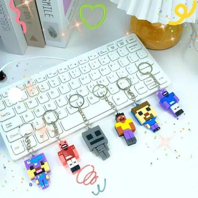 Minecraft Blind Box - 1 von 24 Schlüsselanhängern