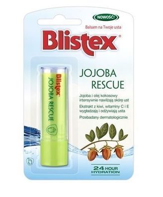 Blistex Jojoba Rescue Lippenbalsam - Intensiver Feuchtigkeitspflege-Stift, 3,7g