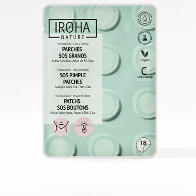 Iroha Nature Sos Pimple Patches 18 U