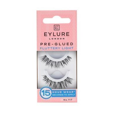 Eylure Selbstklebende Volumen-Wimpern Nr. 117 Fluttery Light - Leichtes Anbringe