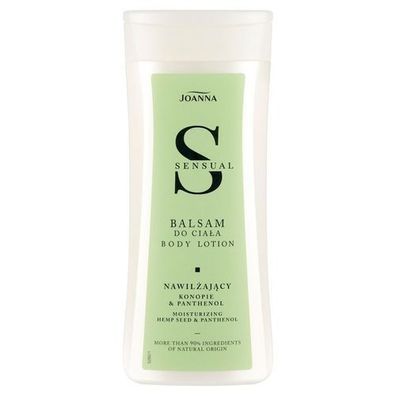 Joanna Sensual Hydratisierende Koerperlotion mit Hanfoel & Panthenol, 200g