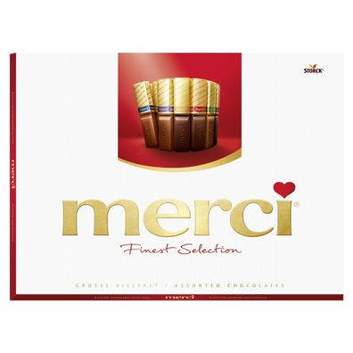 merci® 114706 merci® Finest Selection Große Vielfalt Pralinen 675 g