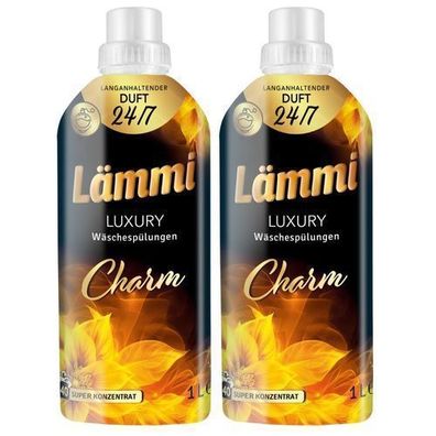 Lämmi Luxury Charm Super Konzentrat für Weichspüler, 2x40 Wäsche