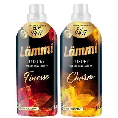 Lämmi Luxus Weichspüler Konzentrat Charm und Finesse für 2x40 Wäschen