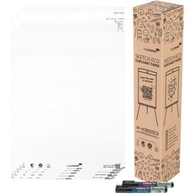 Legamaster Papierblock SKETCH ECO 7-157610 blanco 5x20Bl