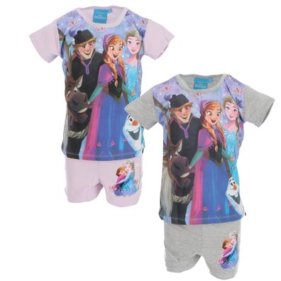 Disney Frozen Shortama – Kinderpyjama & Sommer Schlafanzug aus 100% Baumwolle