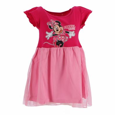 Disney Minnie Mouse Kinderkleid Pink Mädchen Kindermode Kleid