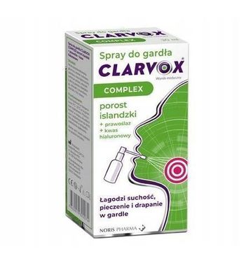 Clarvox Komplex Rachenspray - Intensiver Schutz fuer Hals und Rachen, 30 ml