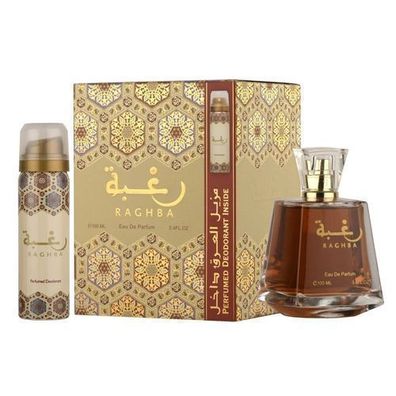 Lattafa Raghba Eau de Parfum 100 ml + Deodorant 50 ml Set