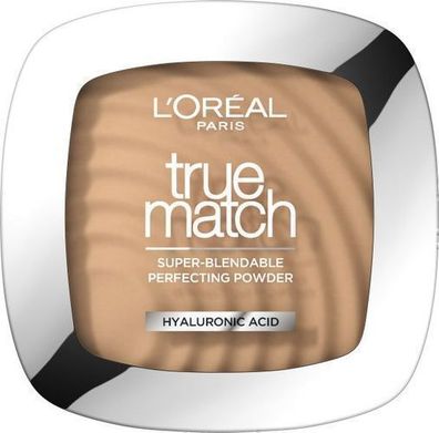 L'Oreal Paris True Match Mattierendes Gesichtspuder 3W Warmer Unterton, 9g