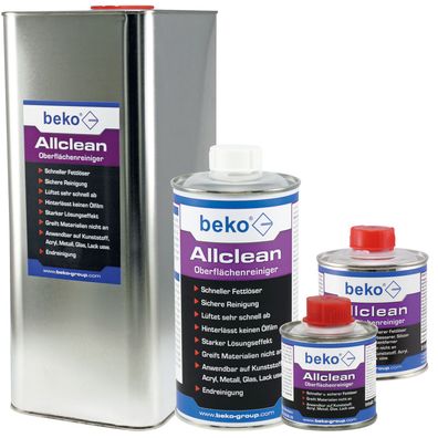 Beko Oberflächenreiniger Allclean - Lieferform: 500ml Dose