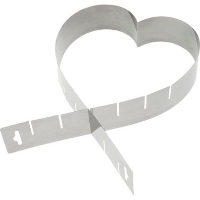 Westmark Herzbackform variabel verstellbar von 14,5-26,5cm H5cm 1 Stck. 117307 (EKB)