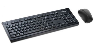 Kensington K75560DE Tastatur Maus Set kabellos schwarz