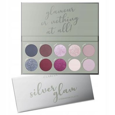 Claresa Silver Glam Lidschatten-Palette, 12g