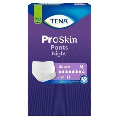 Tena Pants ProSkin Nacht Saugfaehige Unterhose Super M, 30 Stk