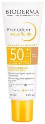 Bioderma Photoderm Aquafluide, SPF 50 + , fuer normale Haut, dunkler Ton, 40 ml