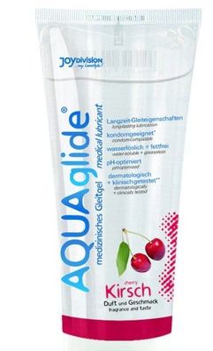 Joy Division Aquaglide 100 ml - medizinisches Gleitgel - Cherry / Kirsch