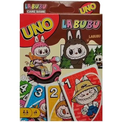 Labubu UNO Kartenspiel - The Monsters - Spaß für die Familie