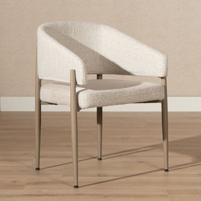 Bronx71 Esszimmerstuhl Armin Stoff meliert beige