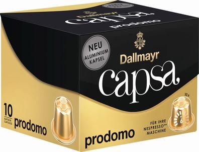 10x Dallmayr Kaffee 111 000 000 Capsa Lungo Prodomo