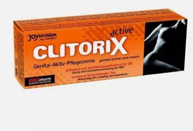 Joy Division Clitorix Active 40 ml - vitalisierende Genital-Aktiv-Pflegecreme 