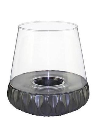Windlicht BAKU graphit, rund 34 cm 1 St