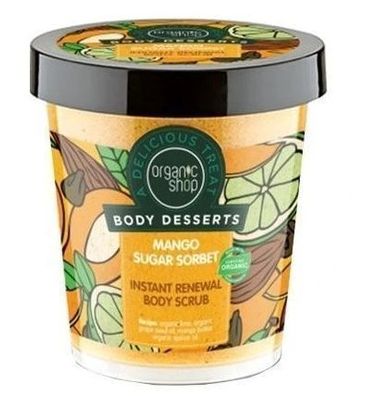 Mango Sorbet Koerperpeeling, 450ml - Bio-Shop Naturkosmetik