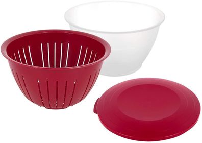 Westmark Schüssel Set »Olympia«, 3 tlg., rot 2418227R