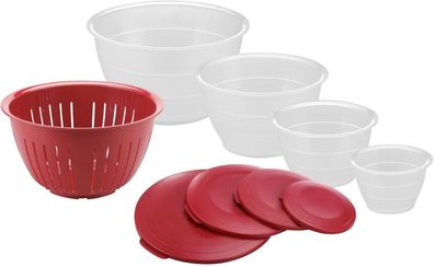Westmark Schüssel Set »Olympia«, 9 tlg., rot 2420226R