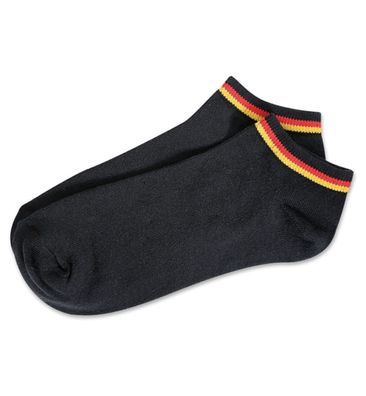 Fries Sneaker-Socken Fan Deutschland schwarz - Größe: 43-46