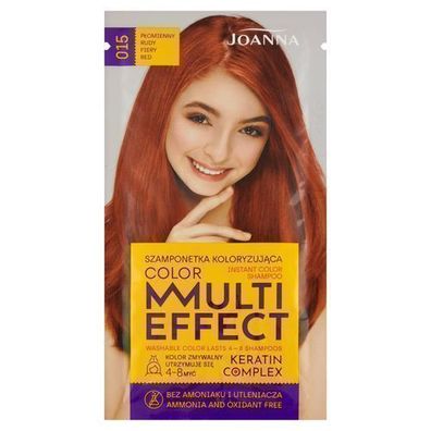 Joanna Mehrzweckfarbe Haarfarbe 015 Flammenrot, 35g Packung