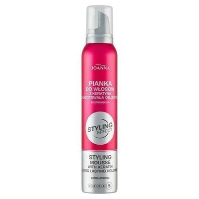 Joanna Styling Effekt Keratin Haarschaum Extra Stark, 150ml