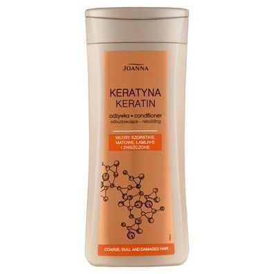 Joanna Keratin Aufbauende Haarspuelung fuer stumpfes und geschaedigtes Haar, 200 ml